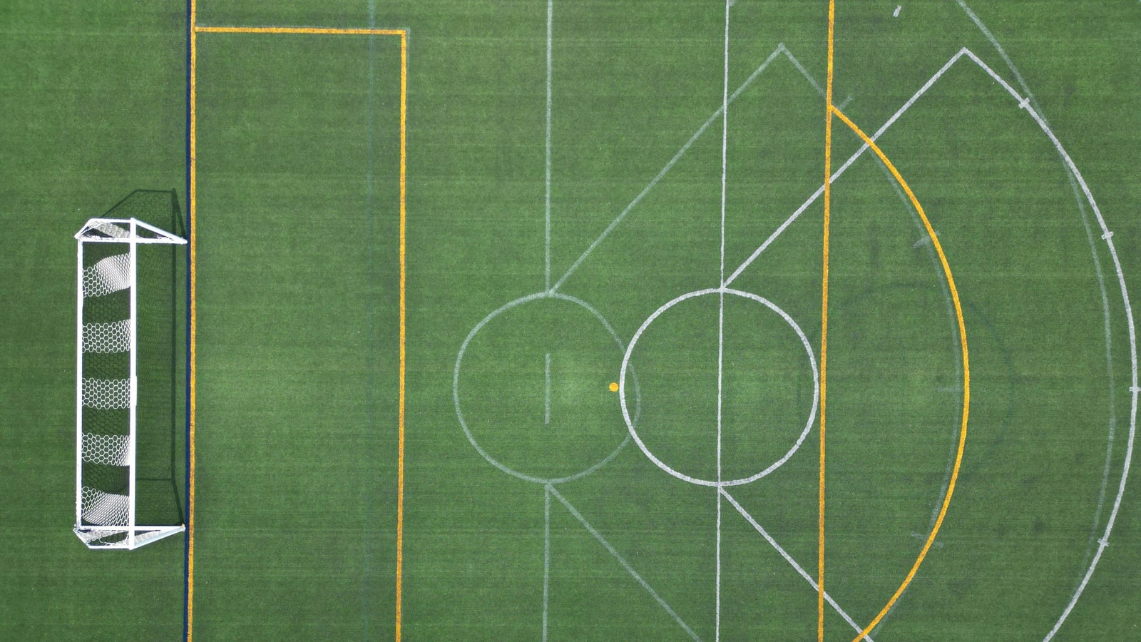 Where is the goal line in a soccer game?