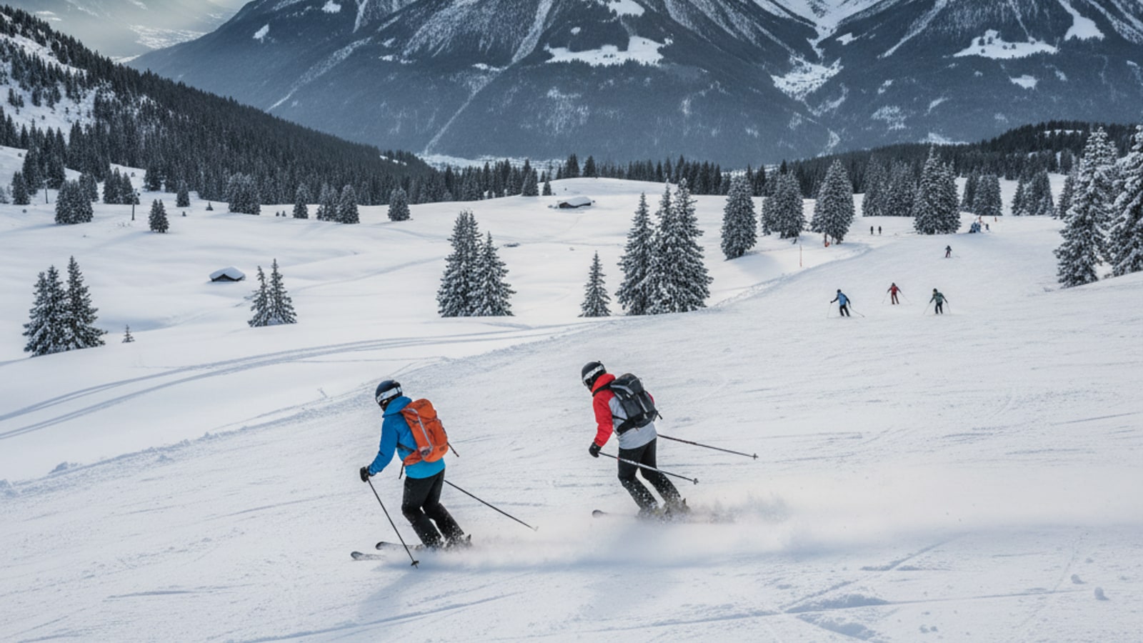 What are the main types of skiing?