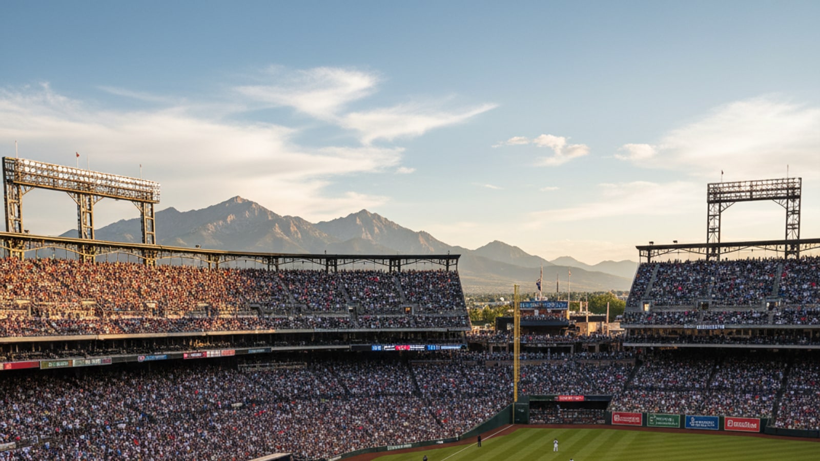 How many fans were at the Colorado Rockies game?