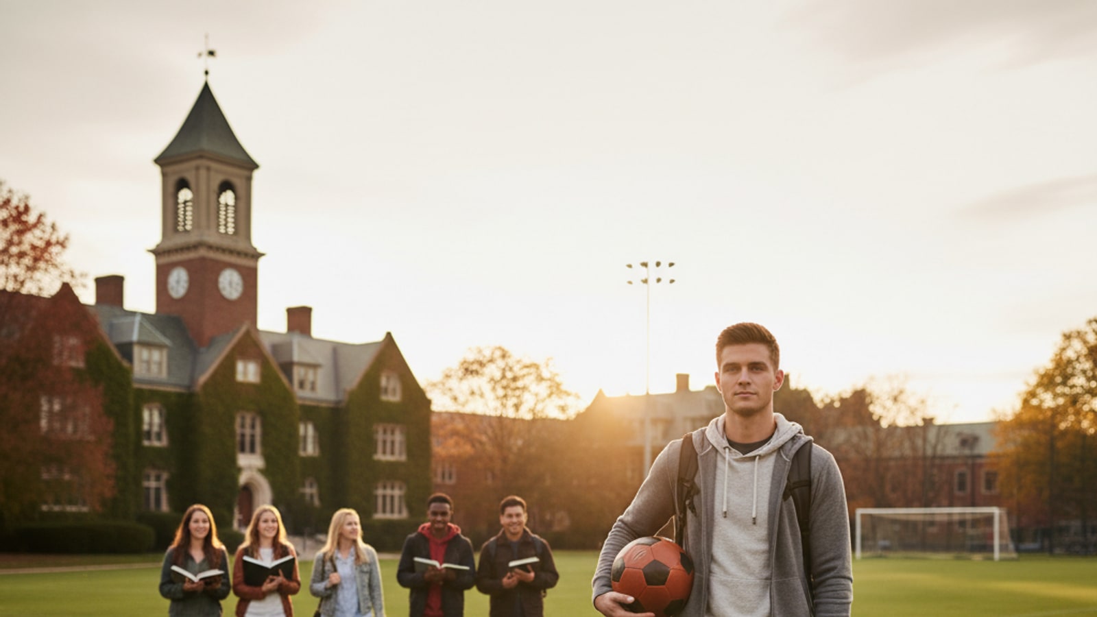 Do professional soccer players go to college?