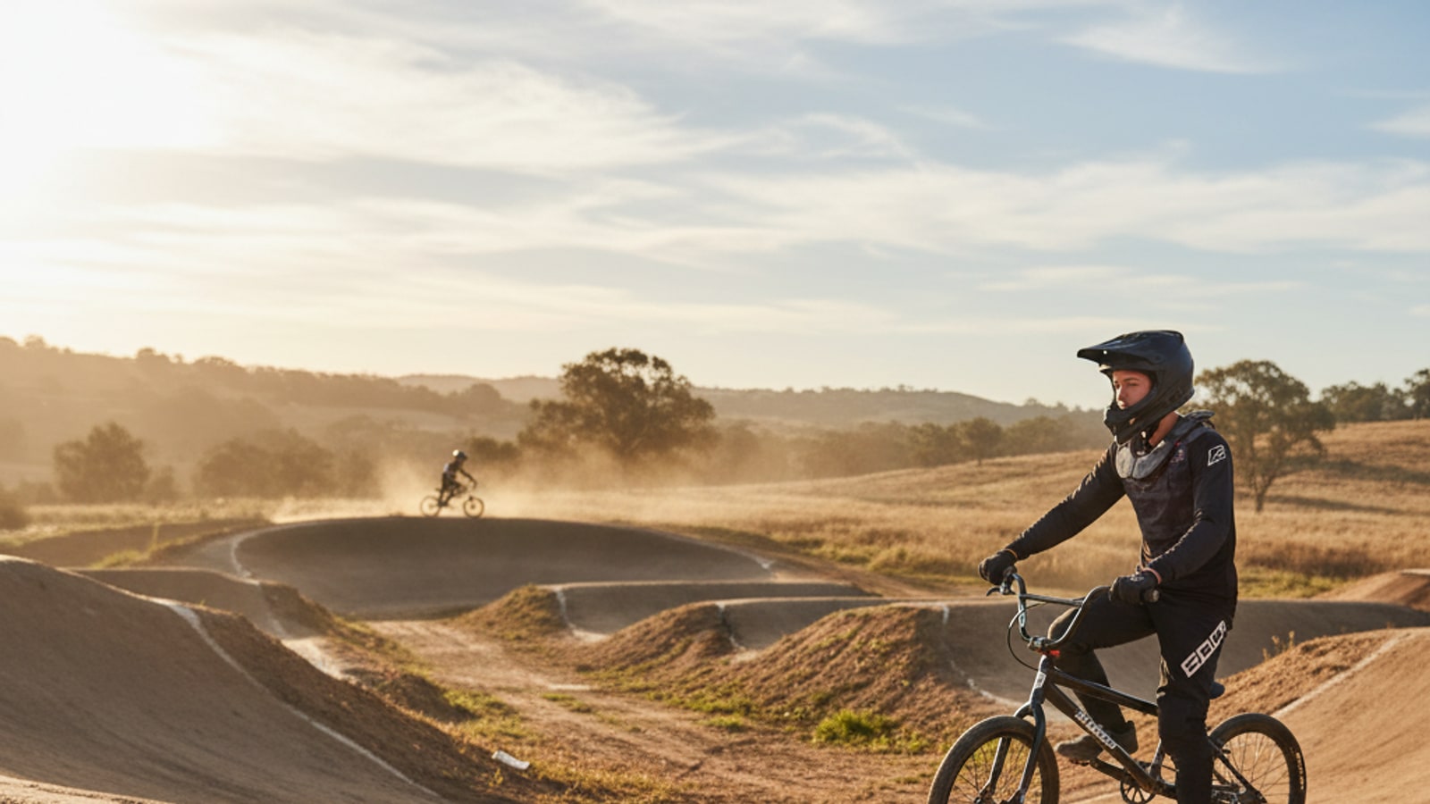 What sort of safety equipment does a BMX racer need?
