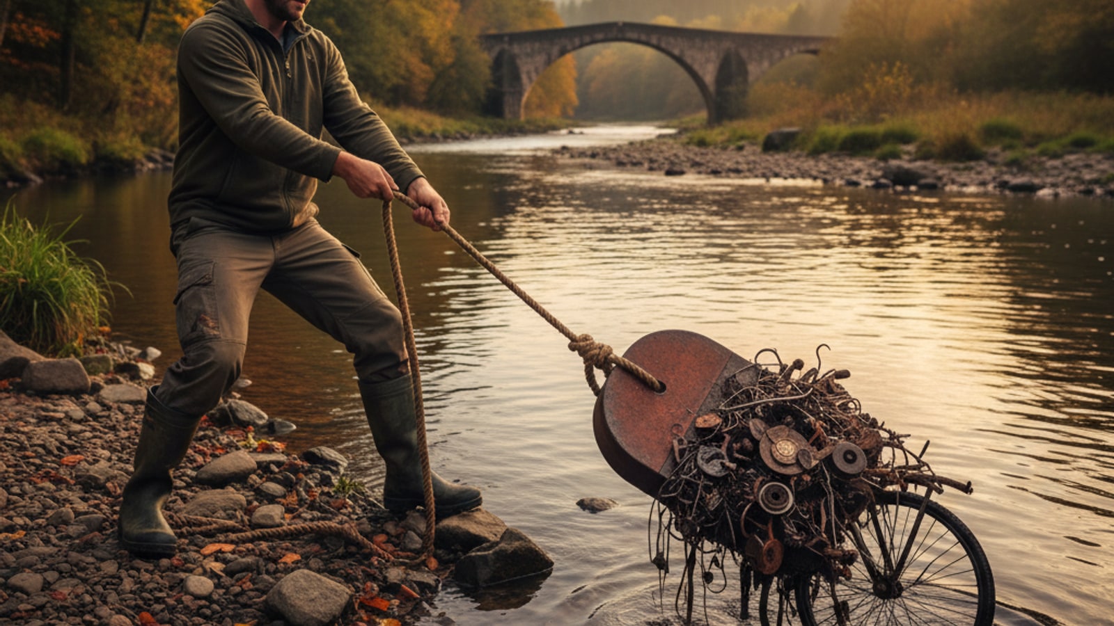 Can you catch magnet fish in any river?