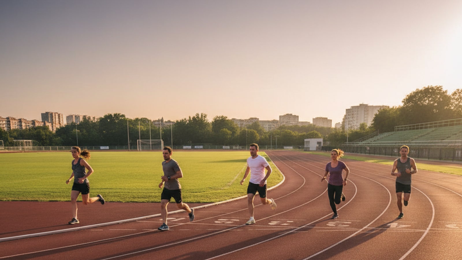 Is each lane on a track the same distance?