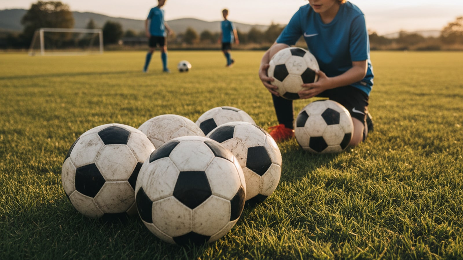 How big is a size 5 soccer ball?