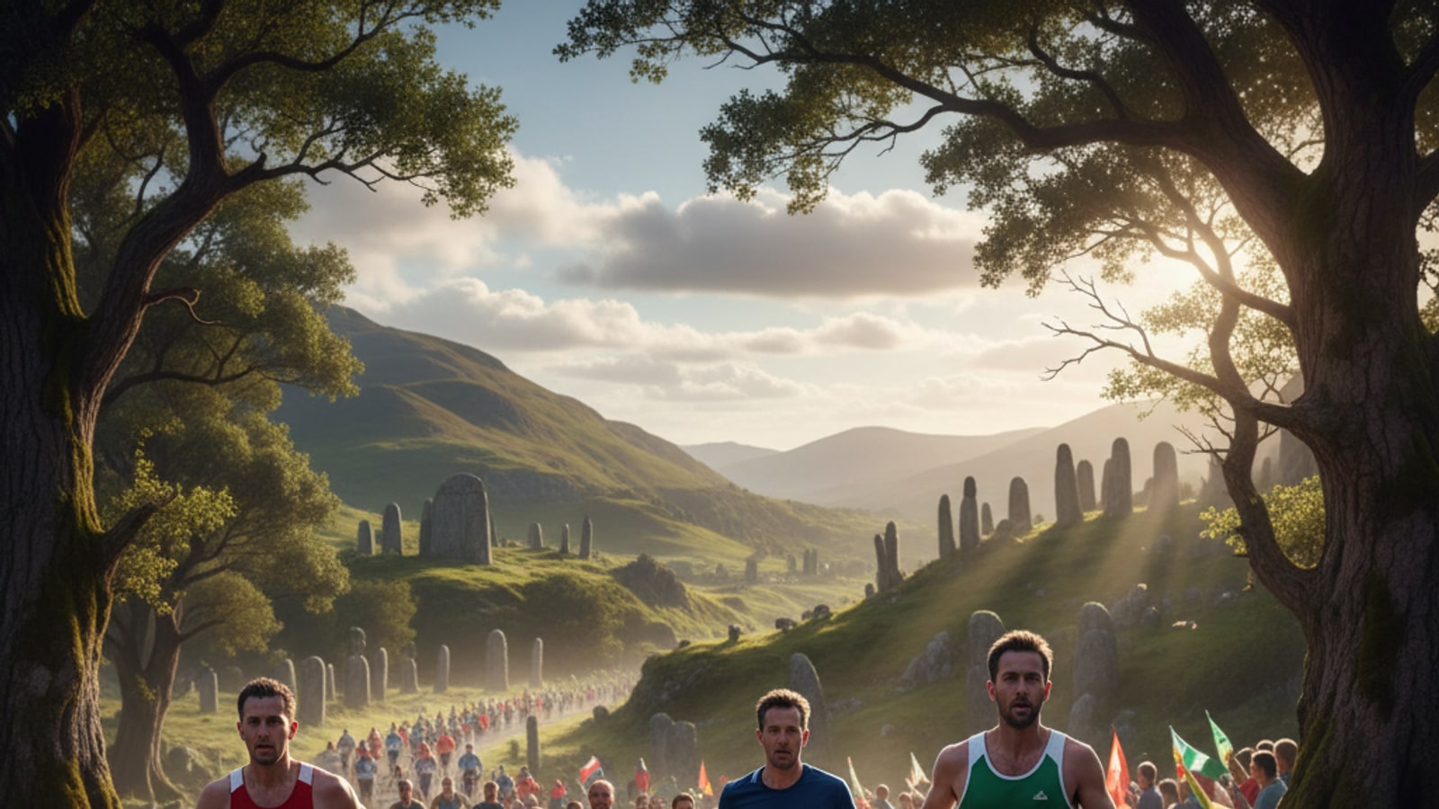 Do track runners wear numbers?