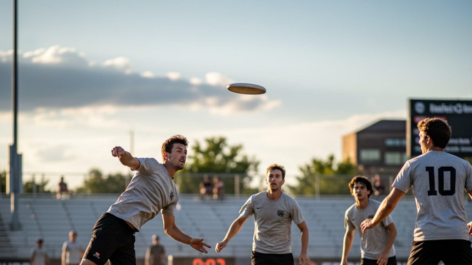 How many seconds does a team have to get rid of the frisbee before it hits a teammate?