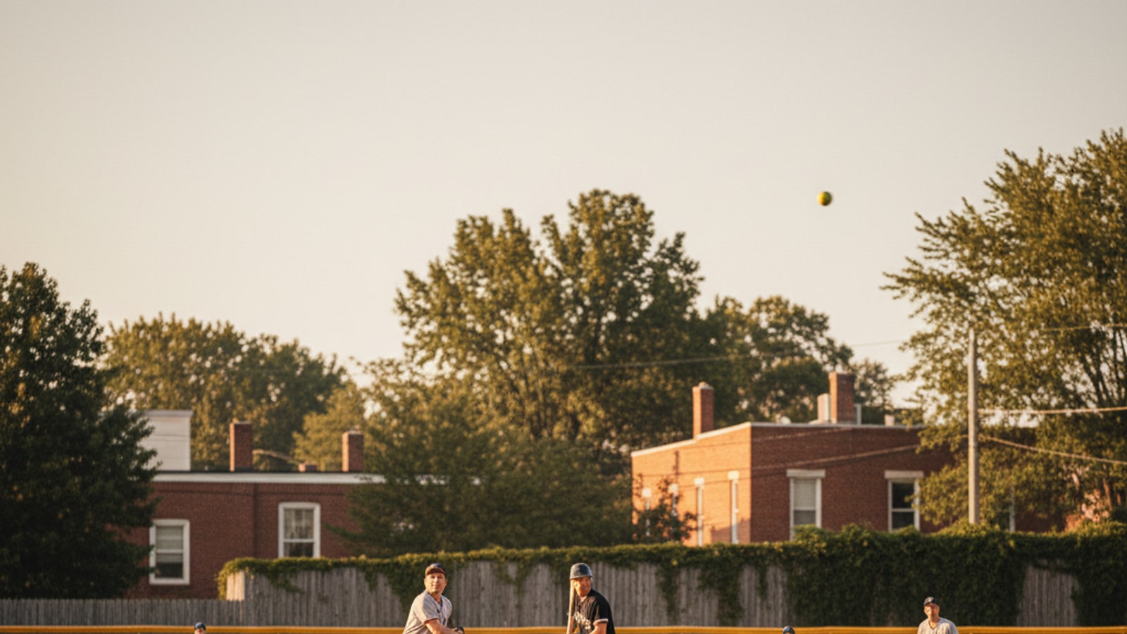 When did they start using slow pitch in softball?