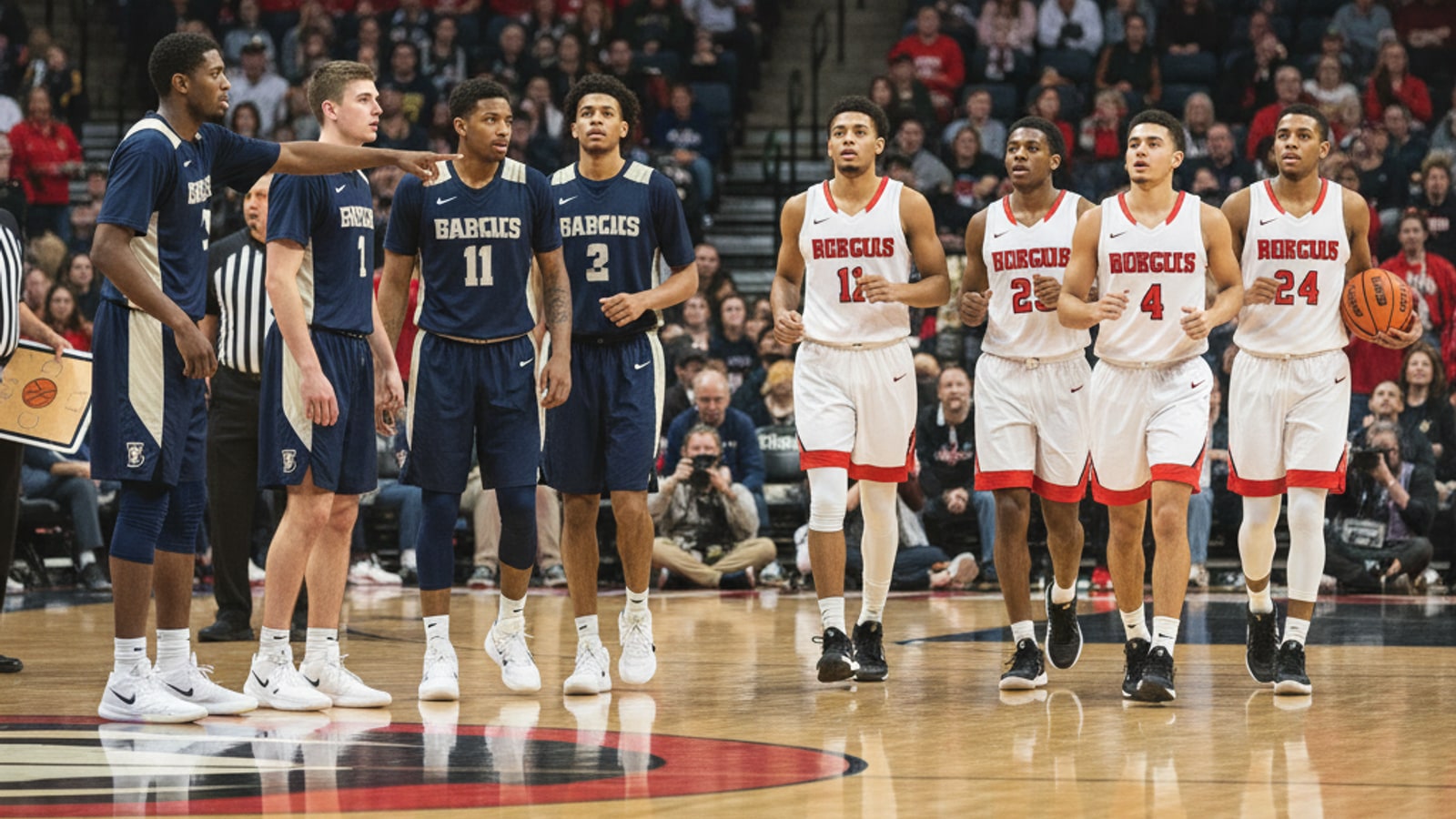 Do you have to wear the same jersey in college basketball?