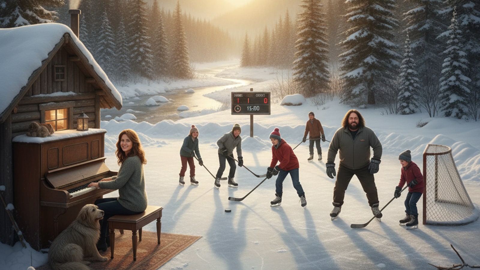 How long is an Olympic hockey game?
