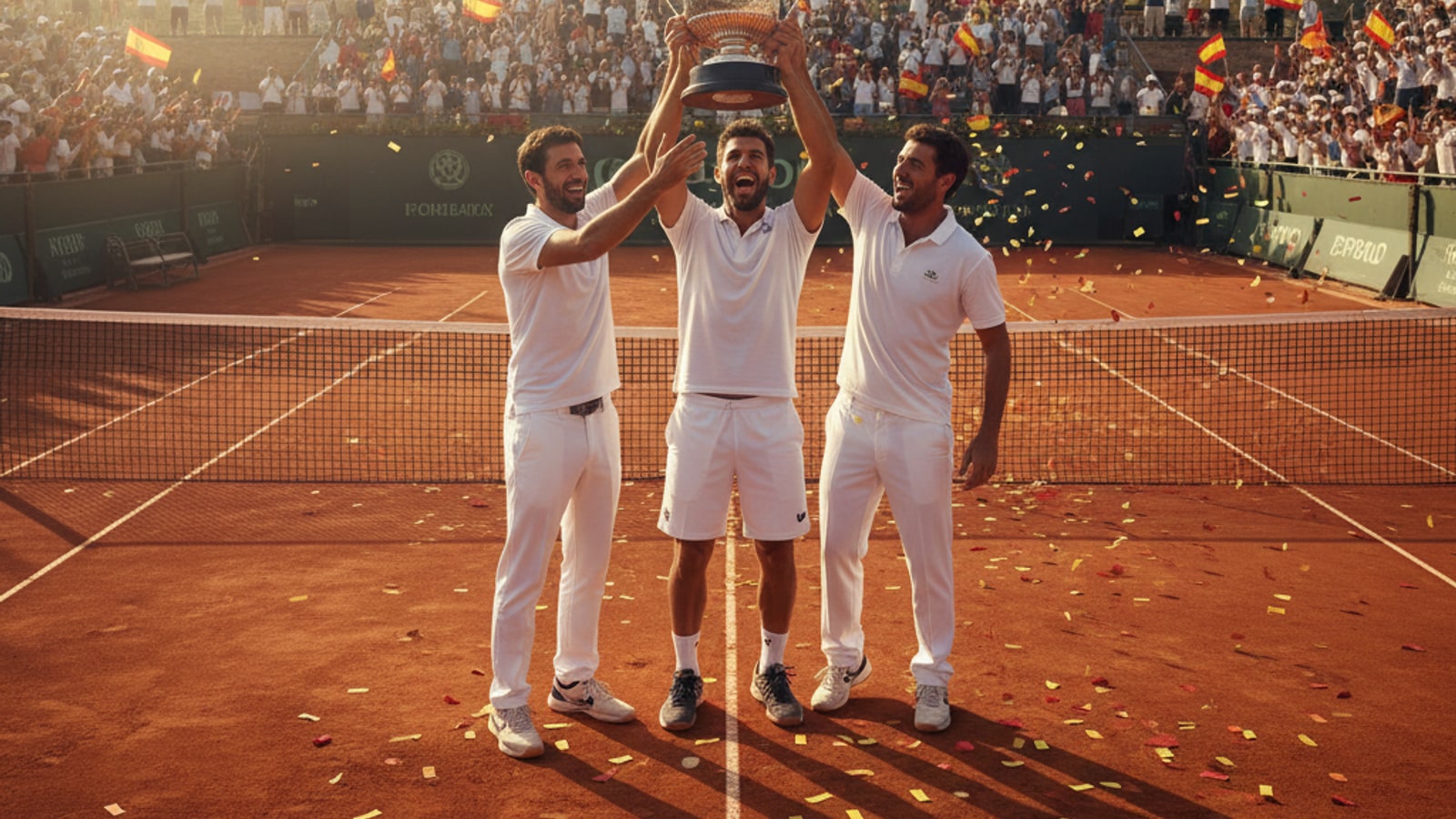 How many times has Spain won the Davis Cup?