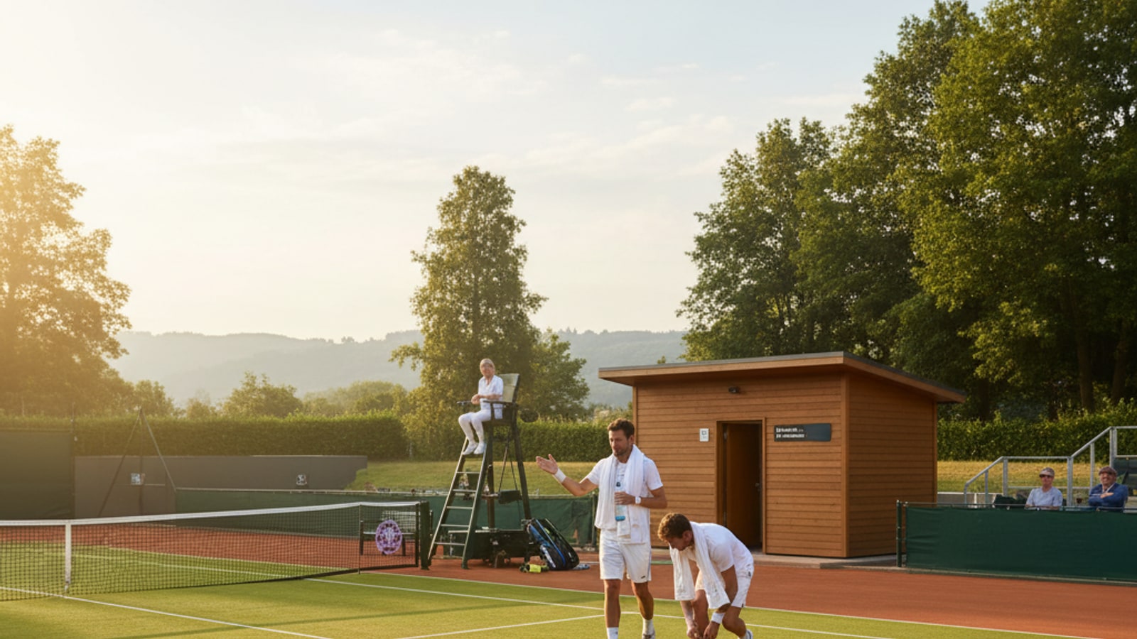 Do tennis players get toilet breaks?