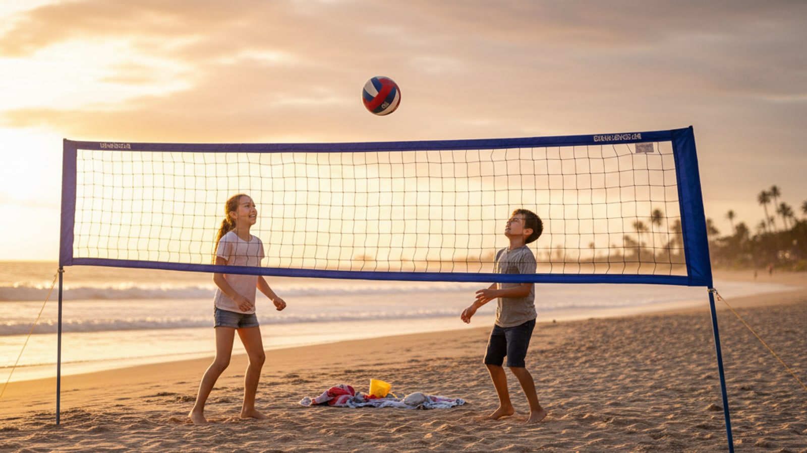 How tall is a youth volleyball net?