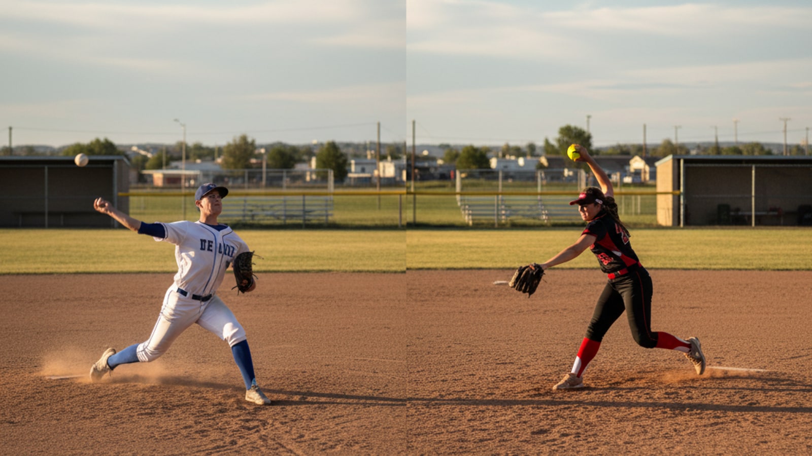 Is softball pitching harder than baseball pitching?