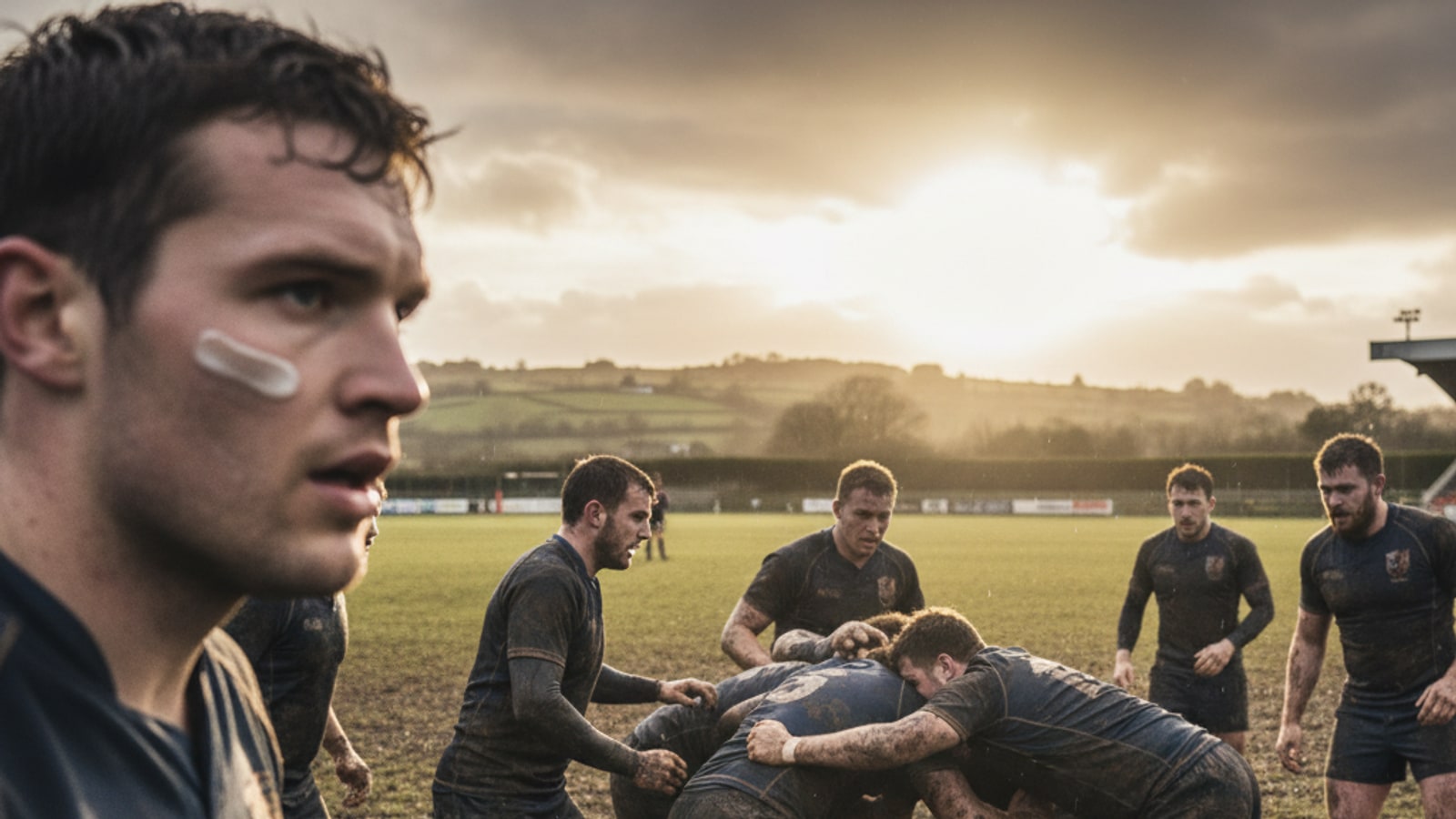 Do rugby players wear Vaseline?