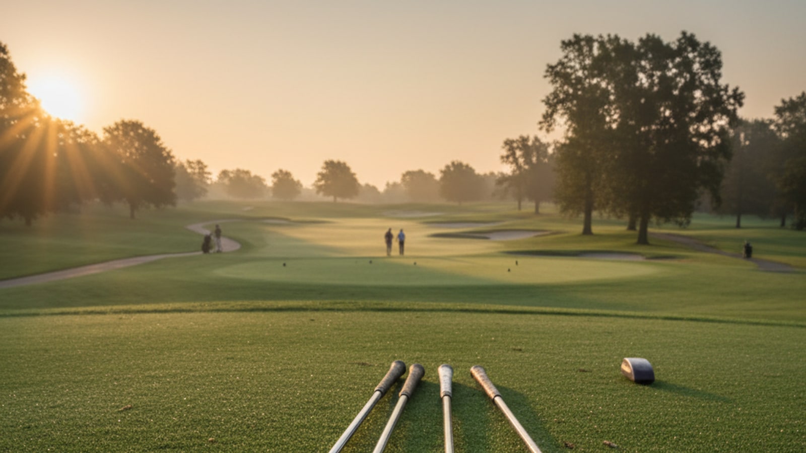 What are the names of the parts of a golf club?