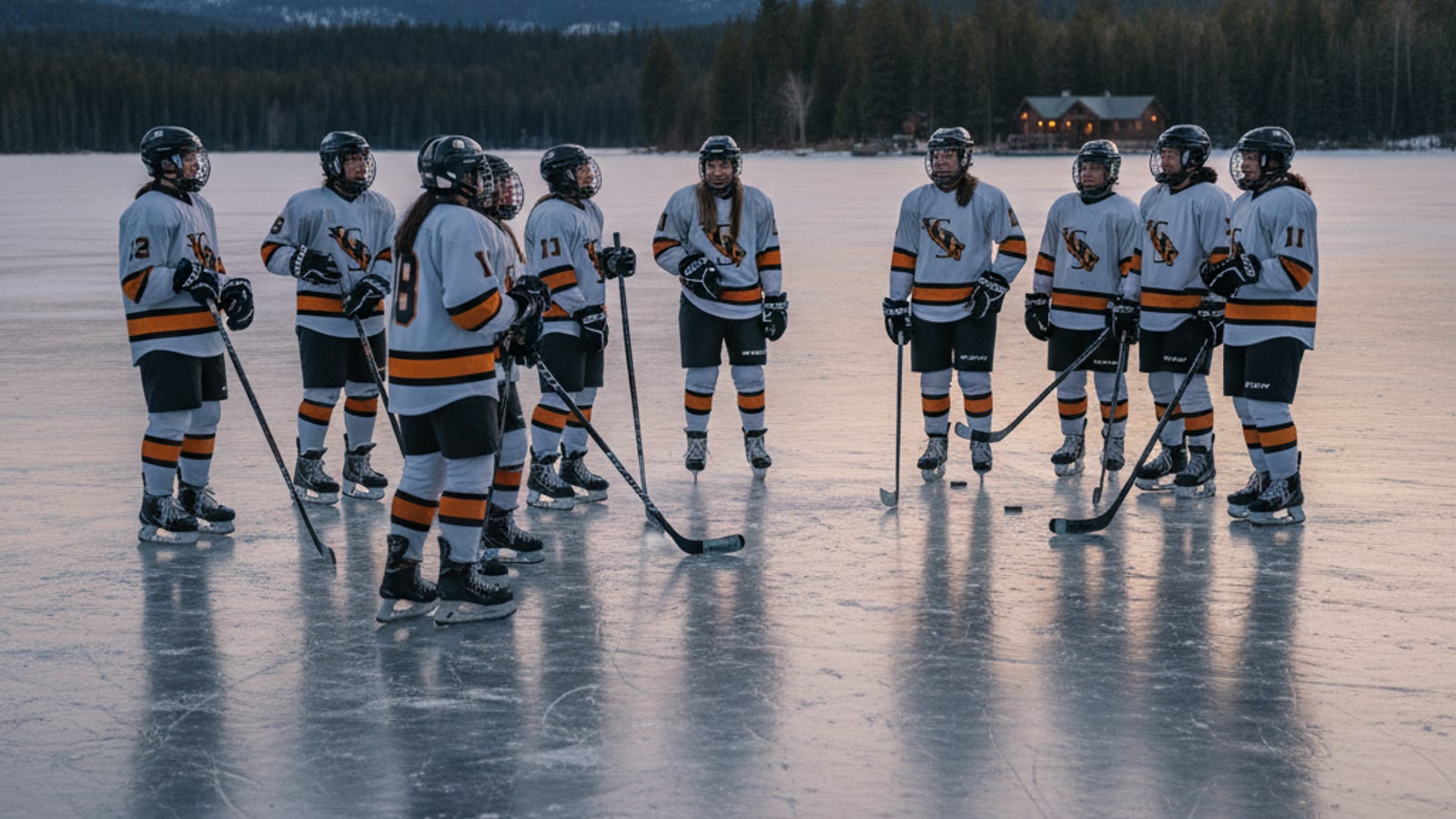 How tall is the average female hockey player?