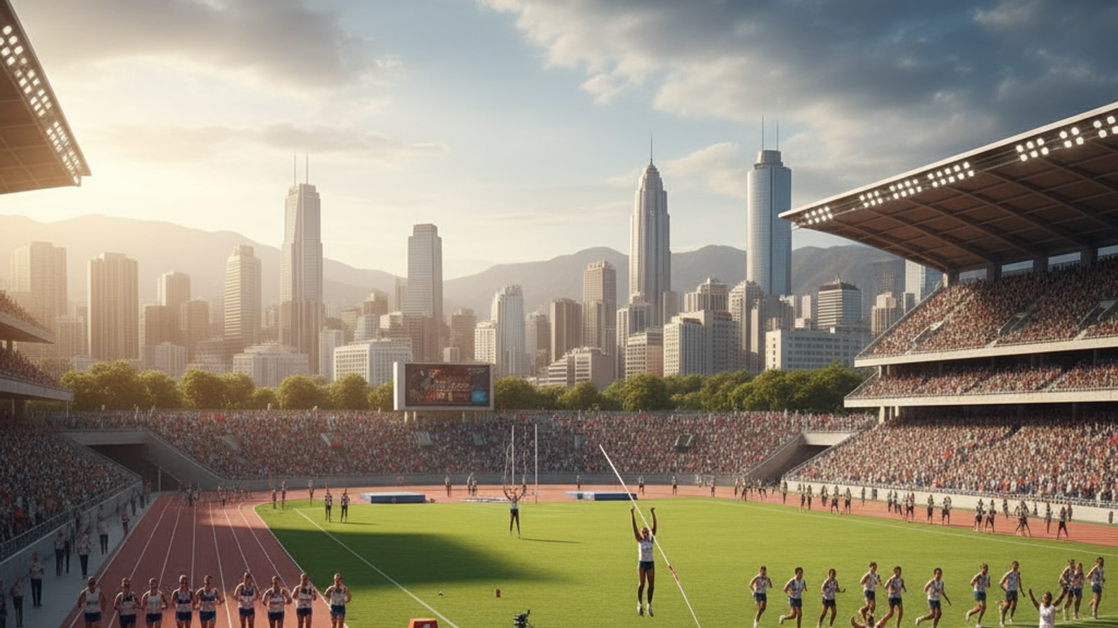 How many track events can you do in the Olympics?
