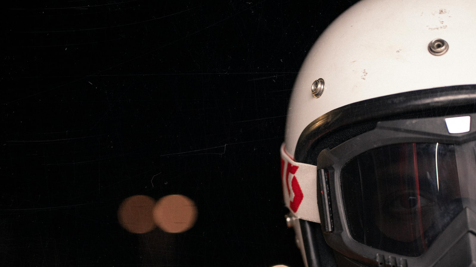 Why do dirt bikers wear goggles?