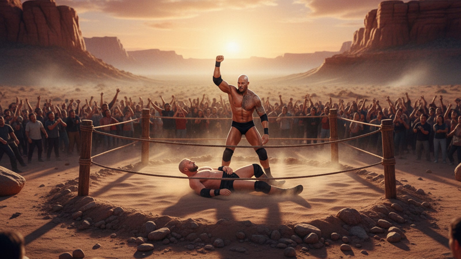 Did Stone Cold wrestle The Rock?