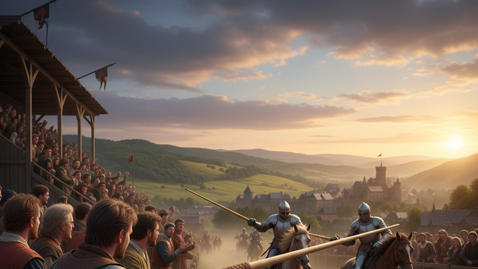 How long was a jousting lance?