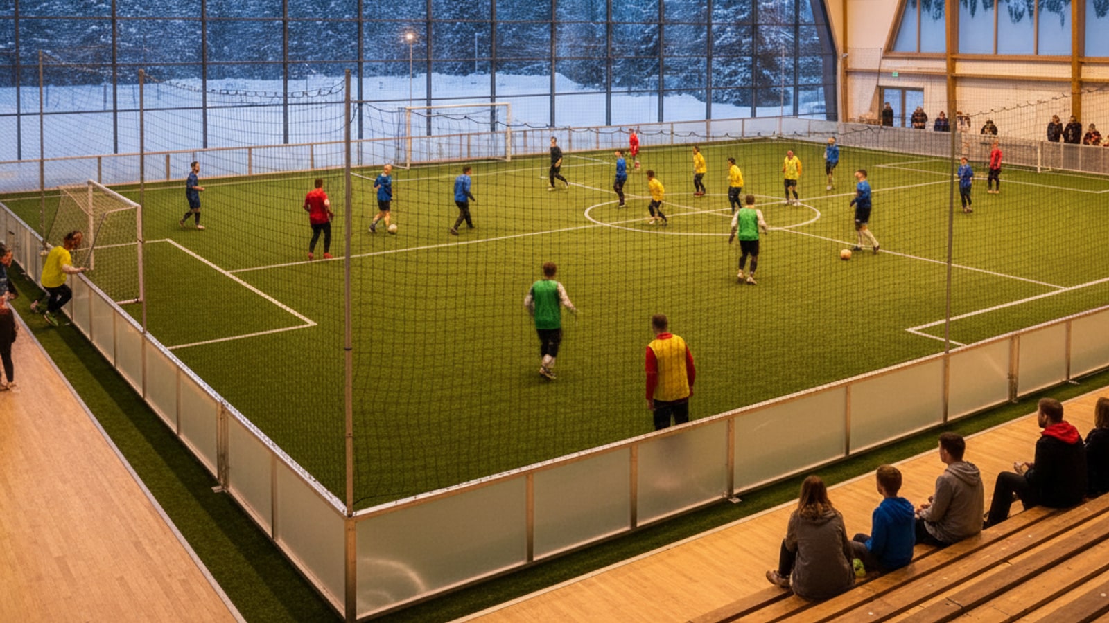 Can you play indoor soccer in the winter?