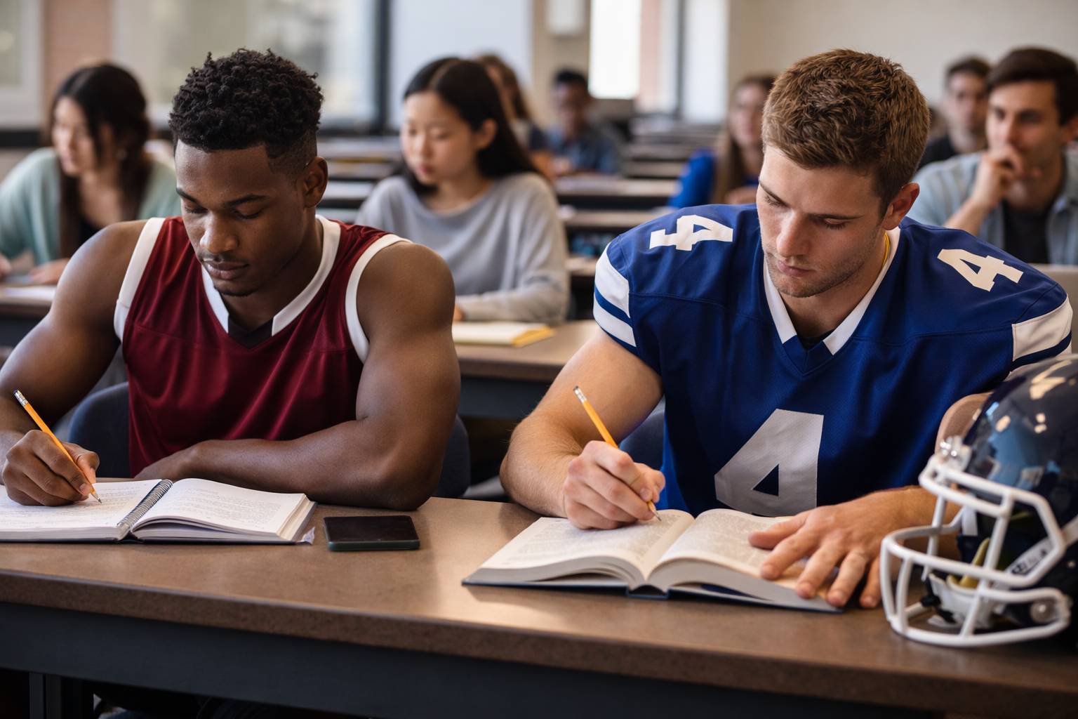 Are athletes smarter than non-athletes?