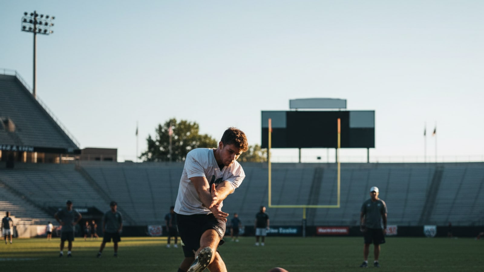 Can you kick a field goal on a punt?