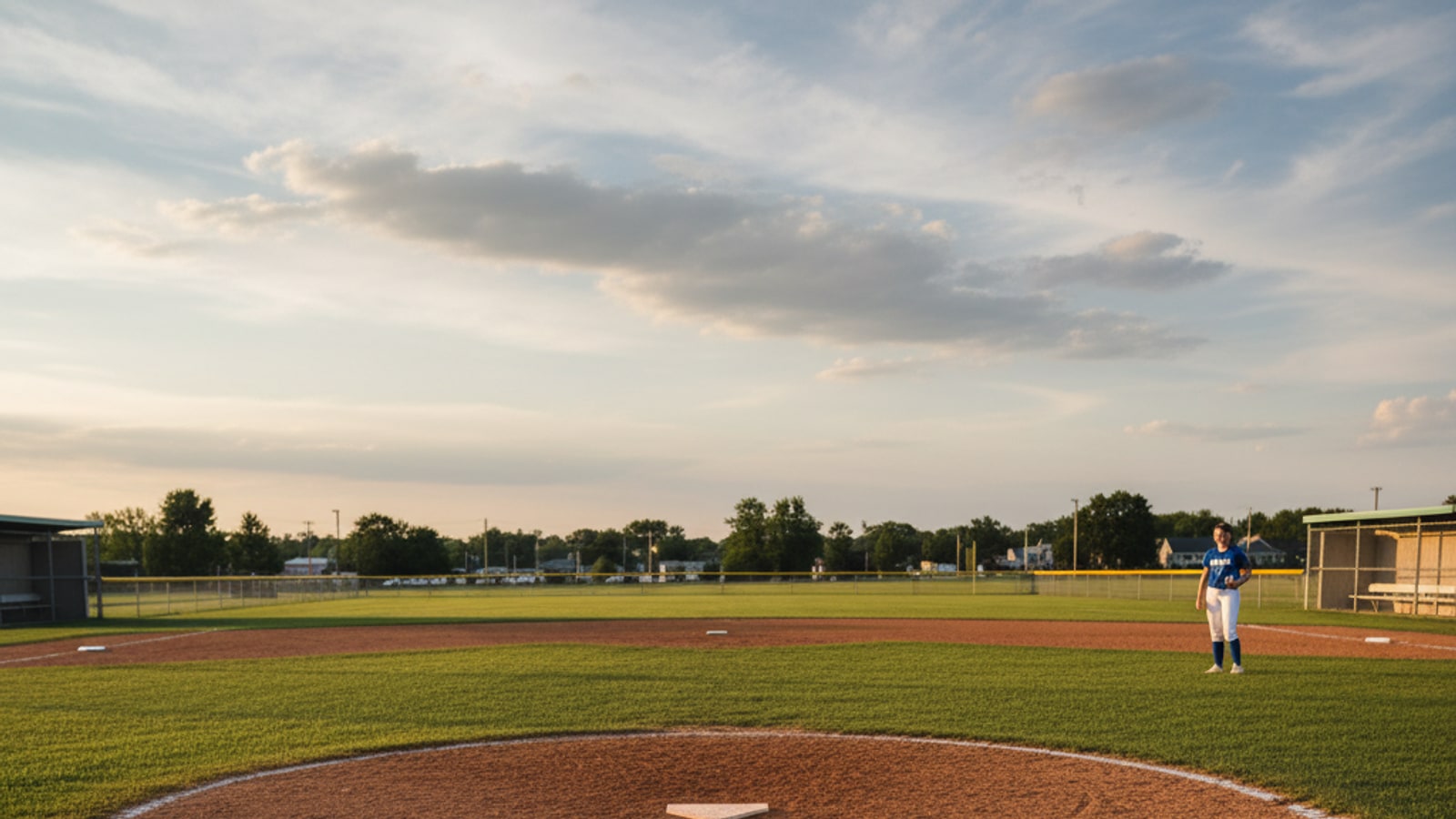 How far from the pitcher's mound to first base?
