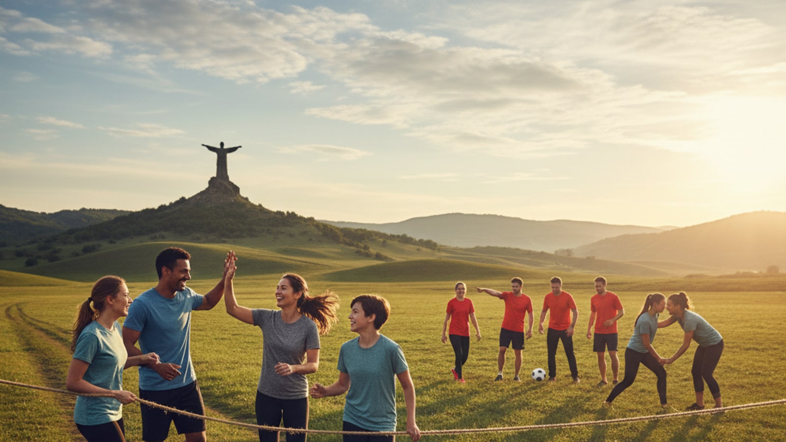 What are the five characteristics of sports?