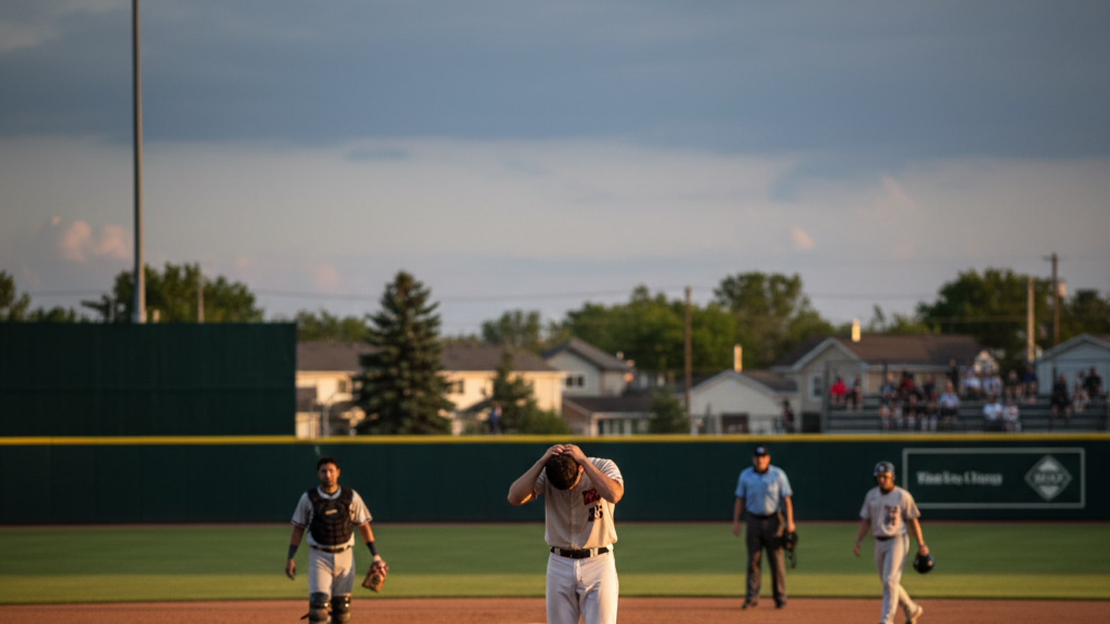 What happens when a pitcher throws four balls?