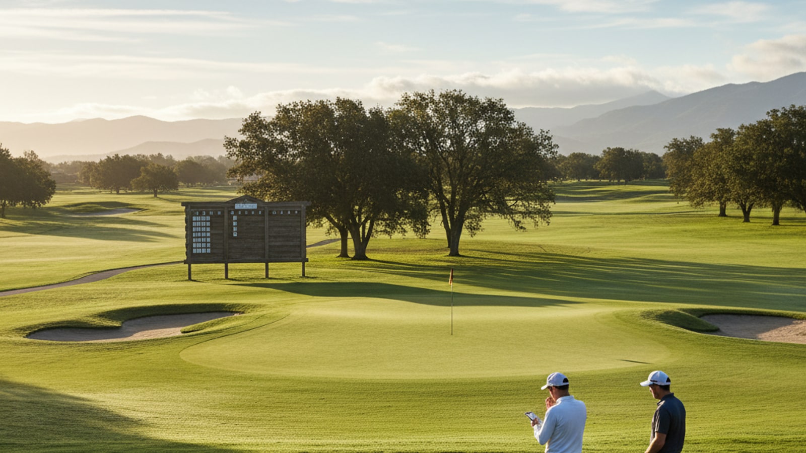 How do you calculate a score in golf?