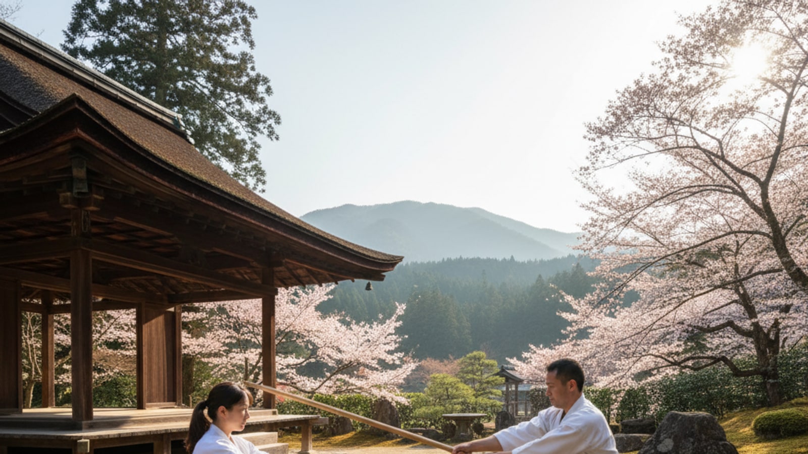 Does Aikido use a bo staff?