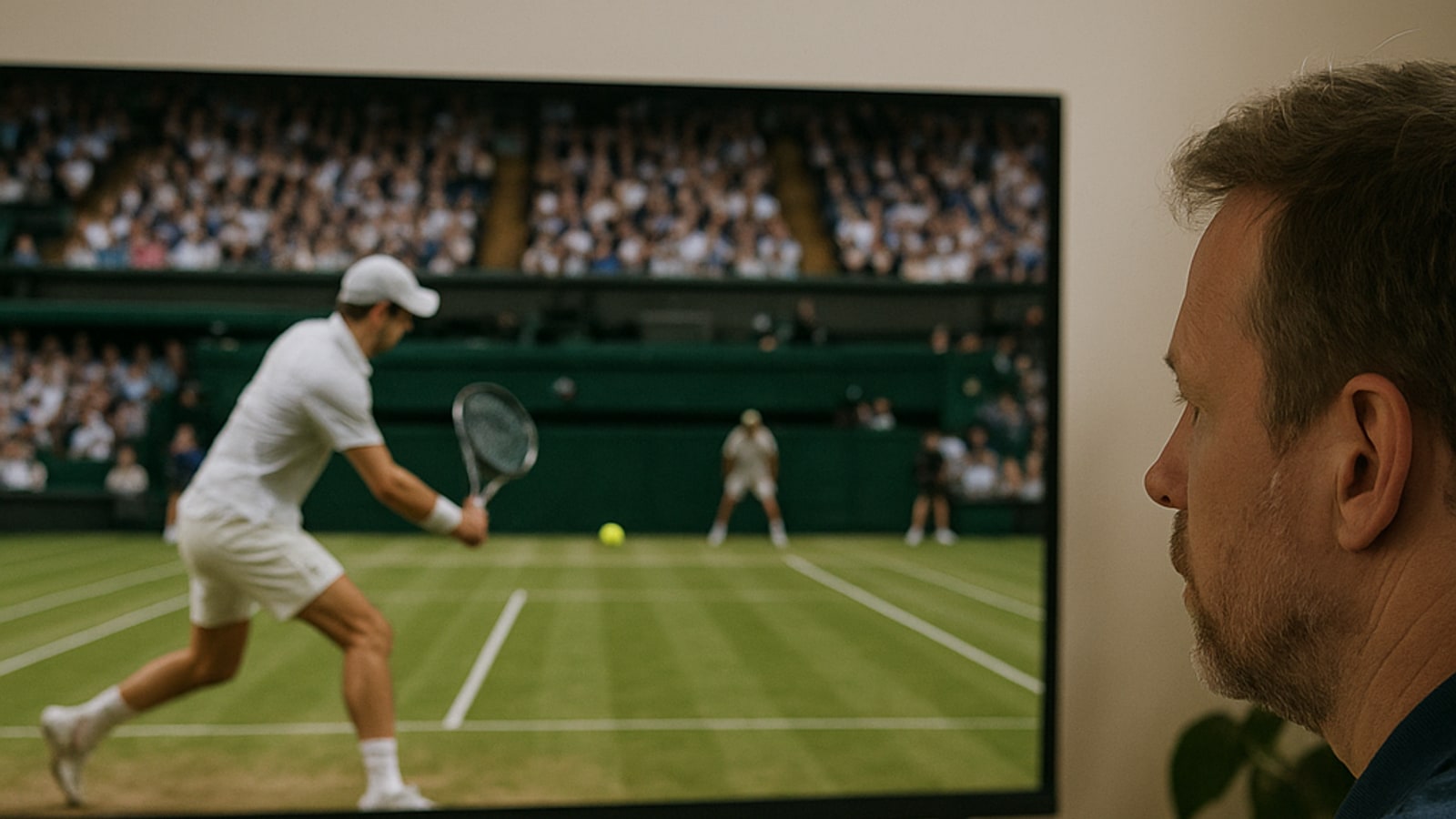 When is the men's final of Wimbledon on TV?
