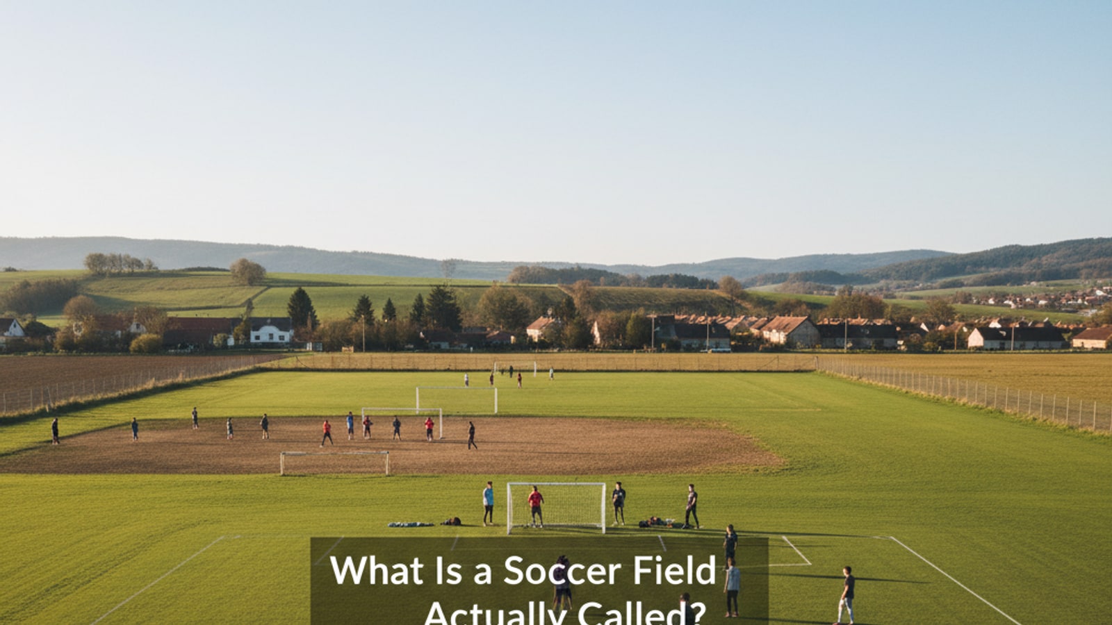 What is a soccer field actually called?