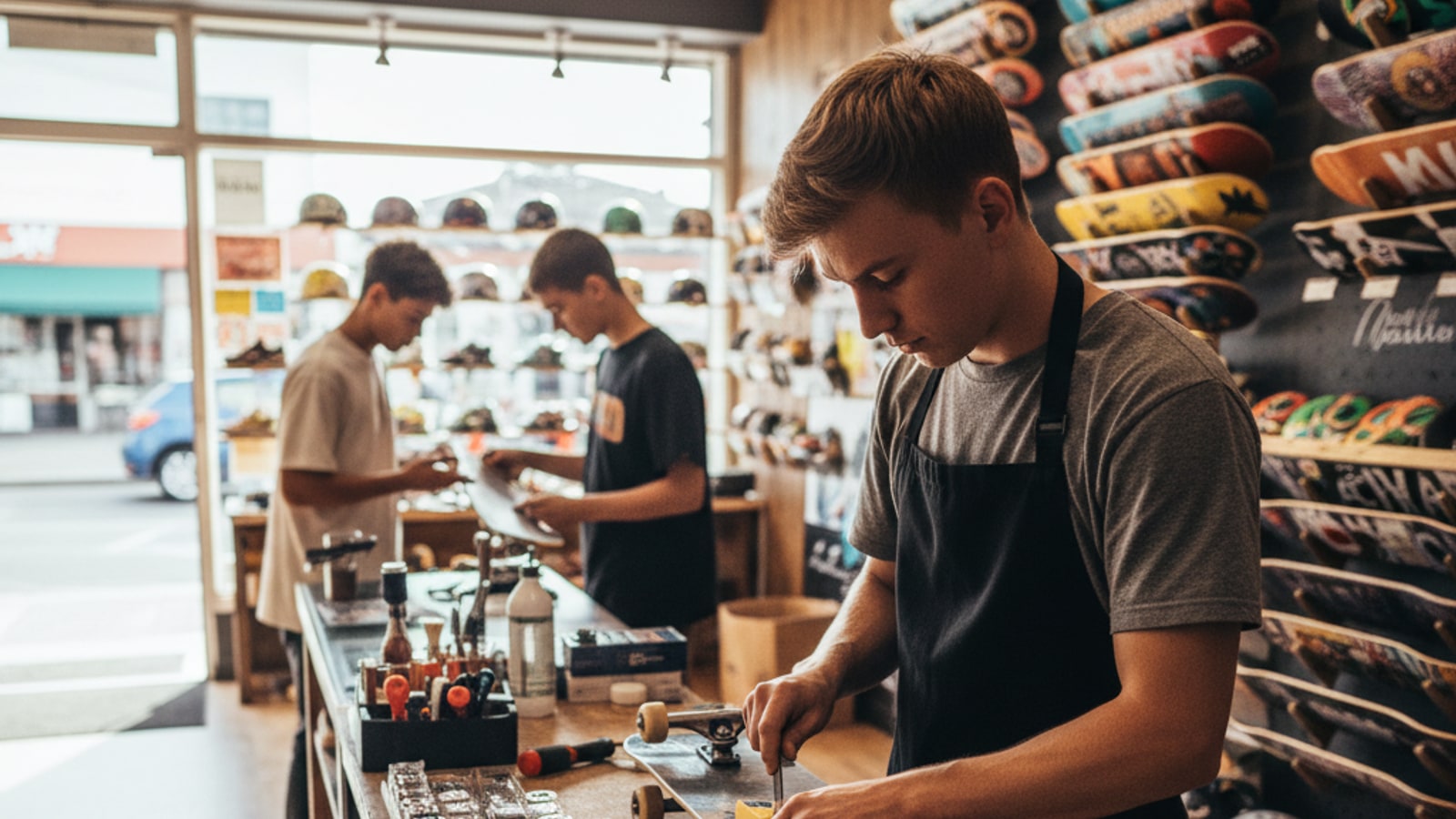 Do skate shops build your boards?