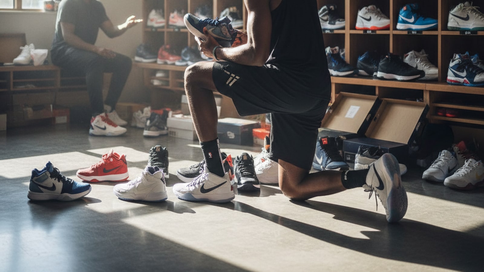 Do NBA players choose their shoes?