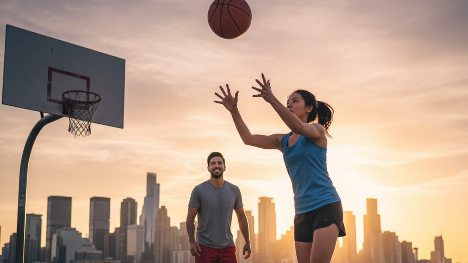 Can you catch the ball with two hands in basketball?