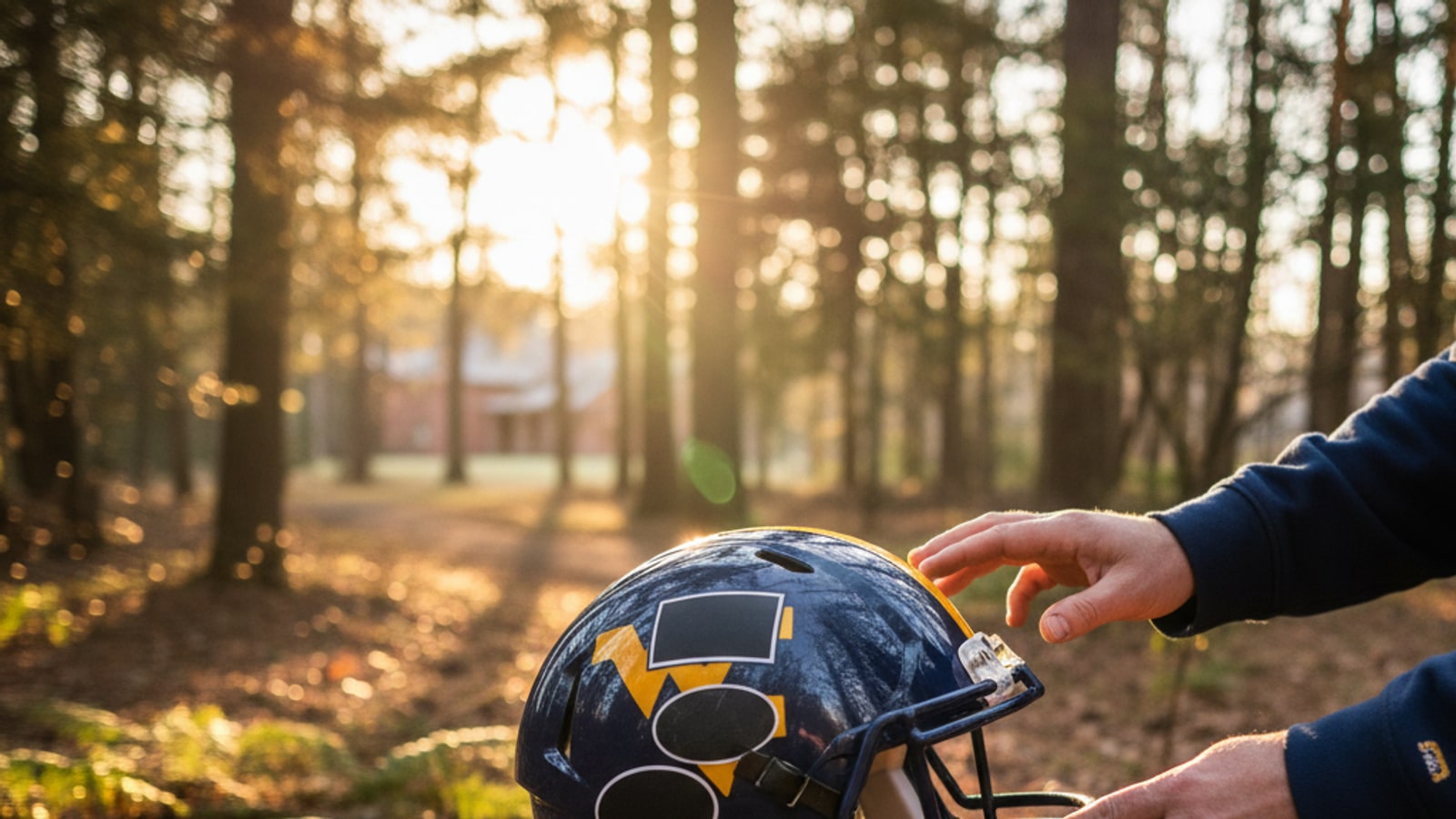 Does WVU have BLM on their football helmets?