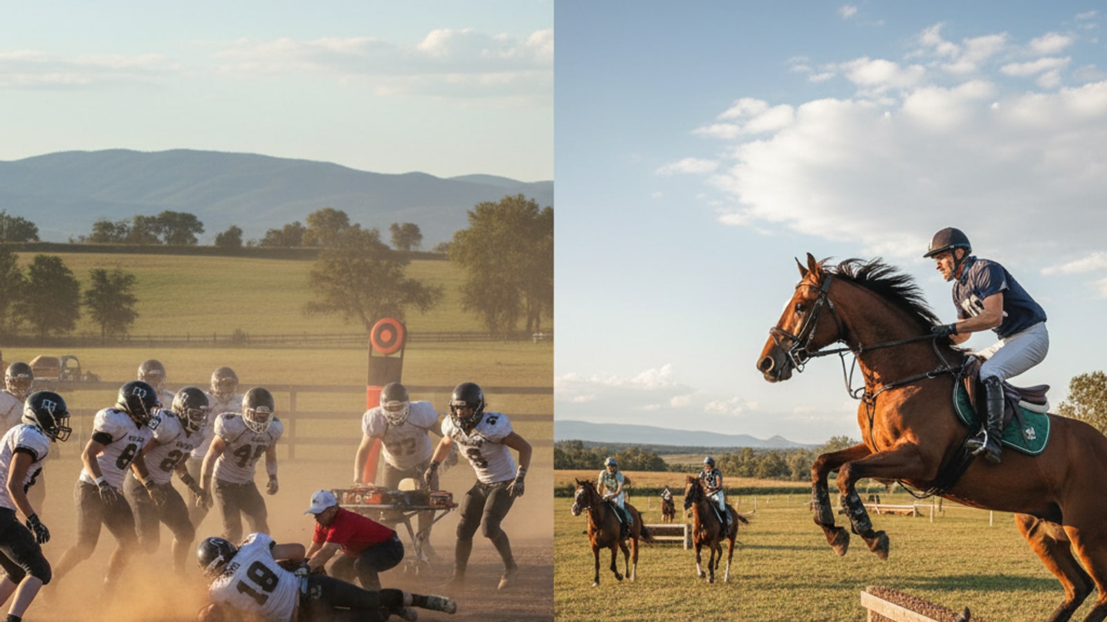 What is more dangerous: football or horse riding?