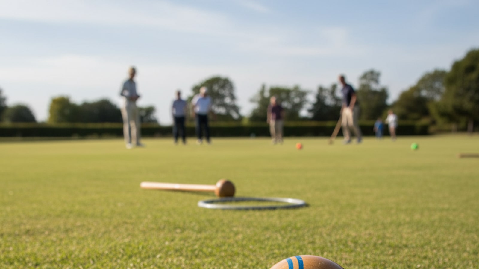 What is the standard size of a croquet ball?
