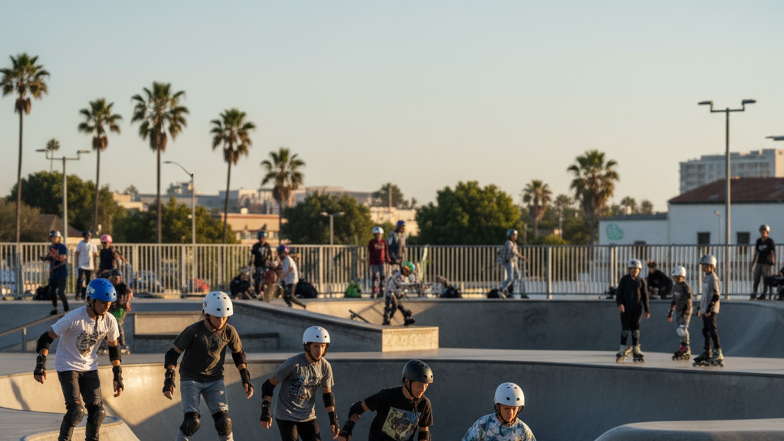 Do you have to wear a helmet in a skate park?