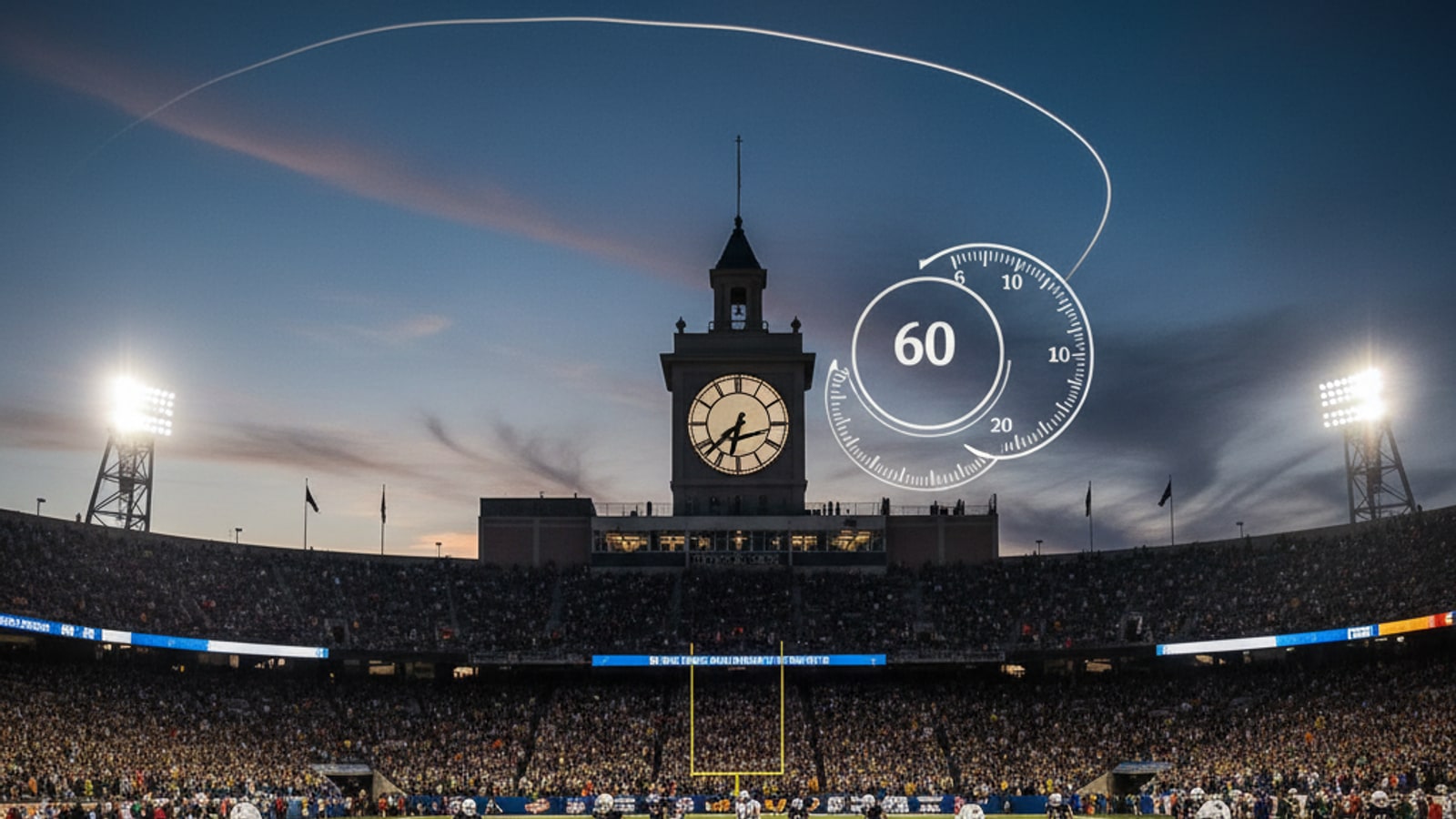 How many live minutes are in a football game?