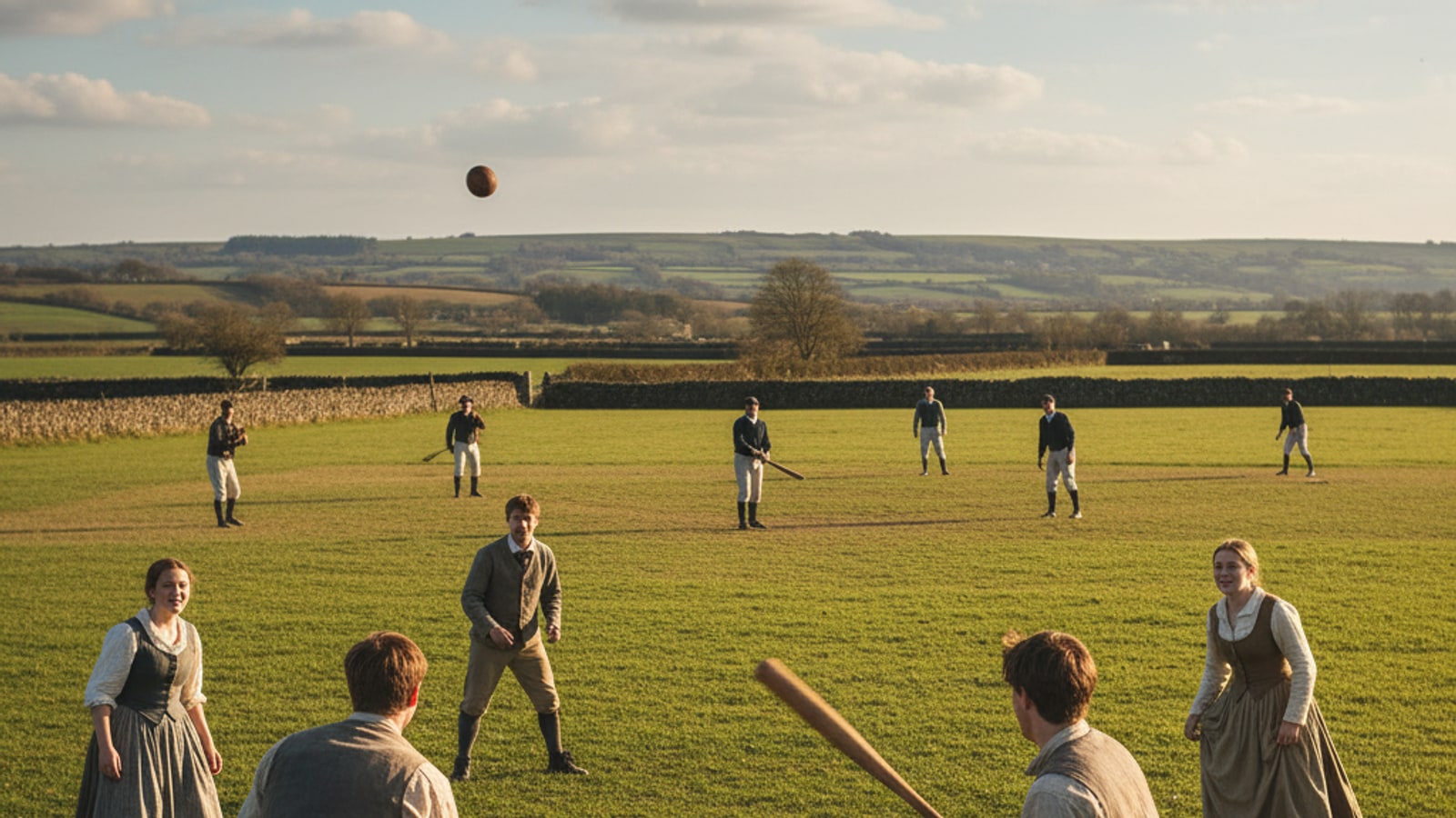 What came first, rounders or baseball?