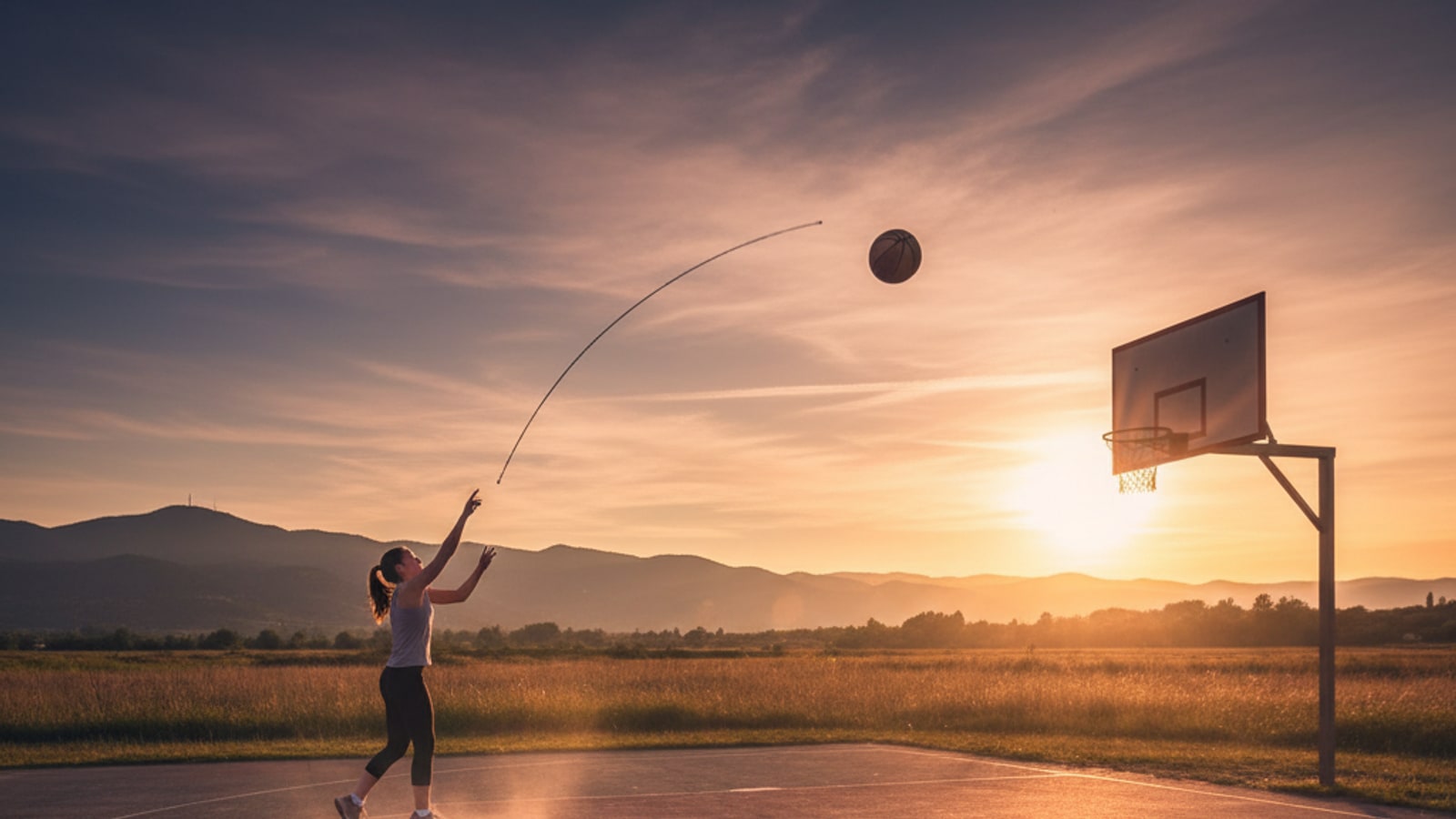 How high do you shoot a basketball?