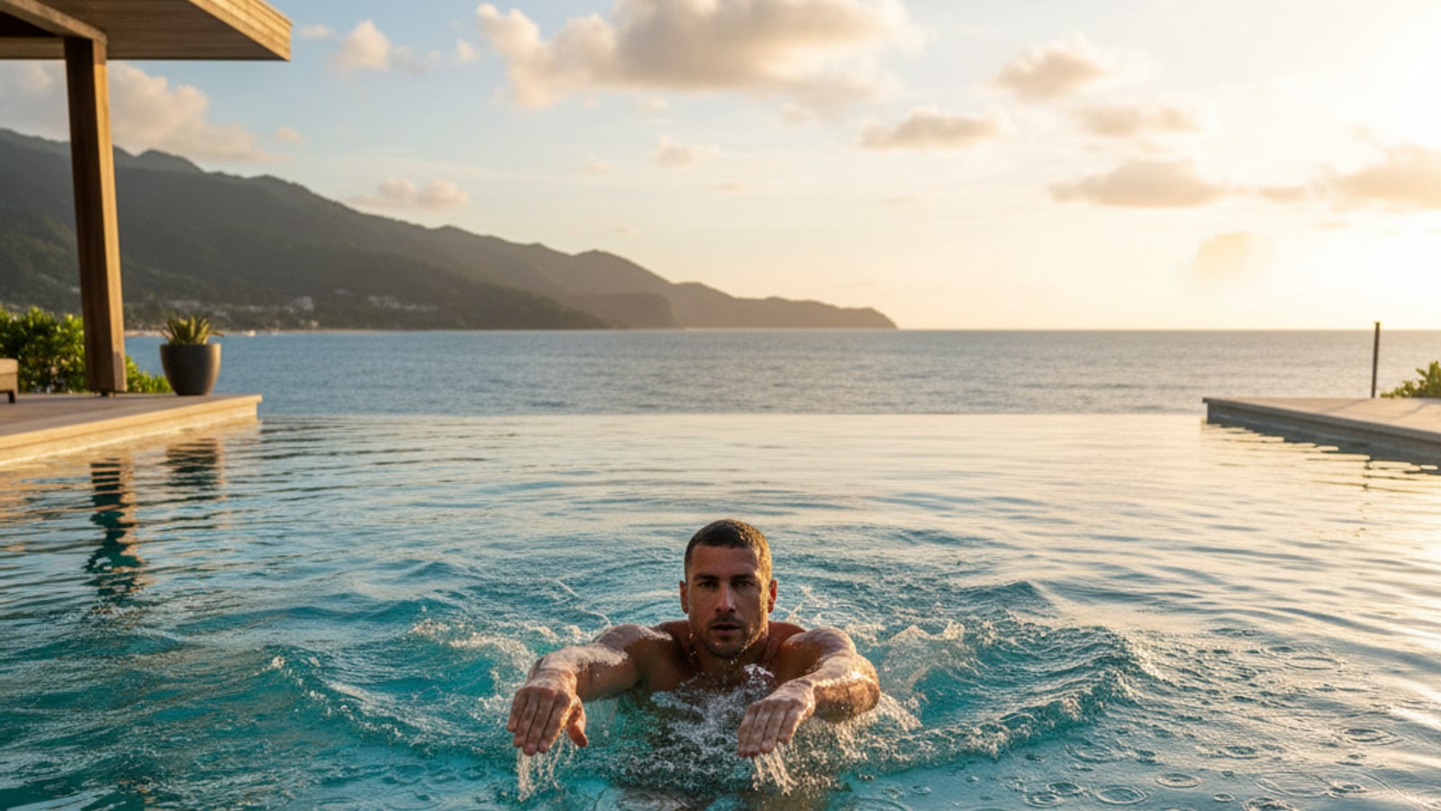 What are the benefits of shaving in the pool?