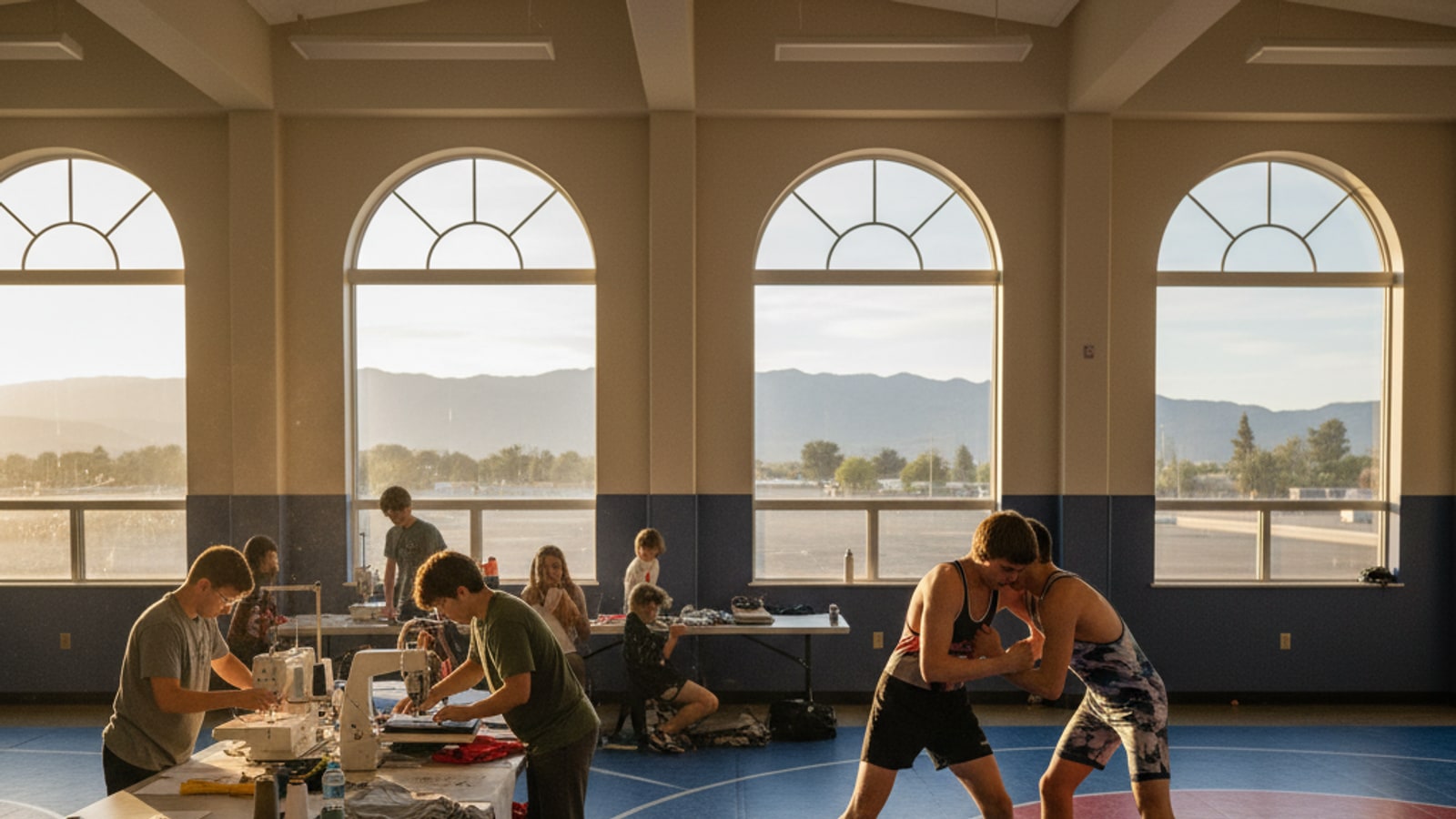 How long does it take to make custom wrestling gear?