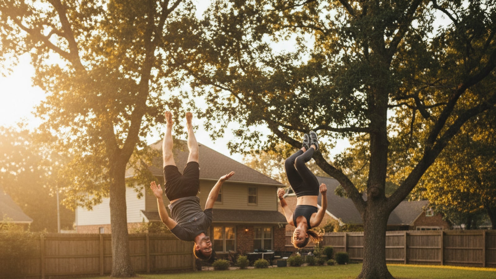 Is it safe to do flips on a trampoline?