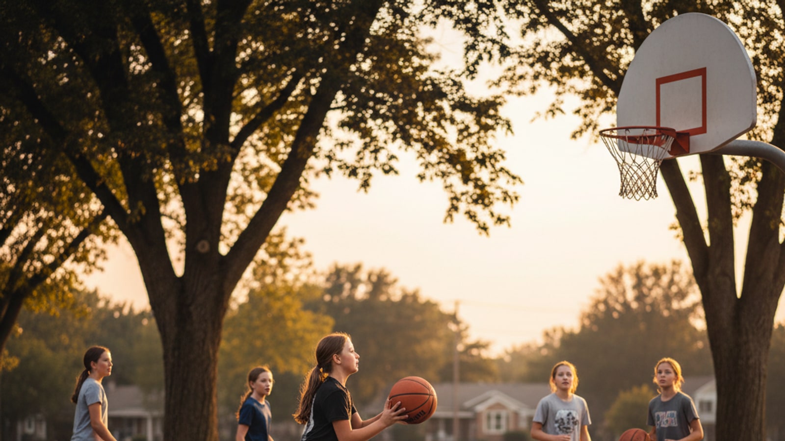What size is an intermediate basketball?