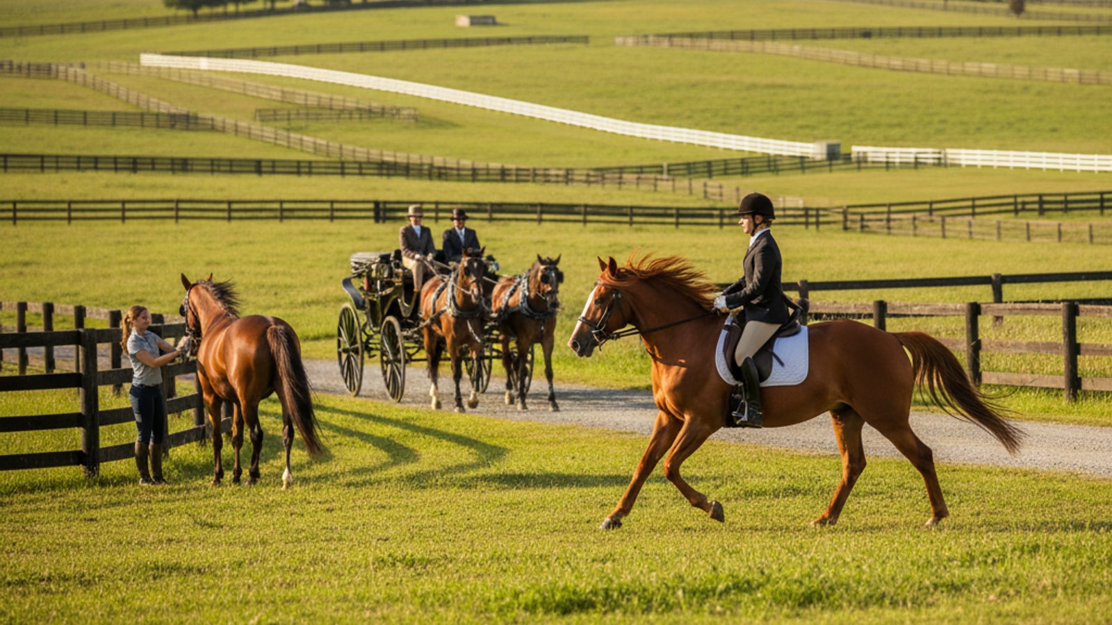 What are American Saddlebred horses used for?