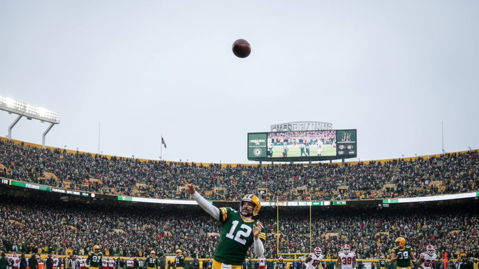 Has Aaron Rodgers played in the NFC championship game at home?
